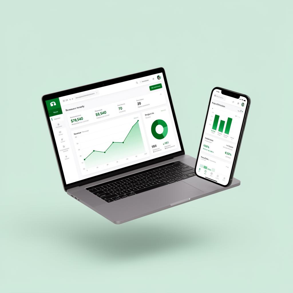 Dashboard mockup